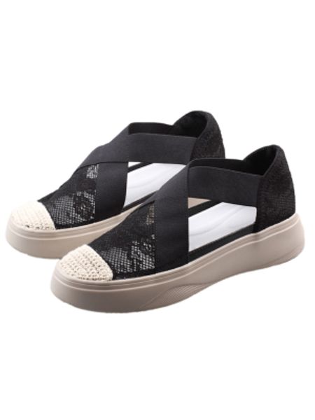 

breathable mesh platform sandals 2020 spring new korean version of the net red wild student round head fisherman shoes tide, Black