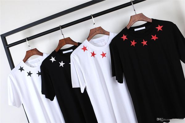 

2020ss новых людей конструктора тенниски luxury париж моды tshirts лето женщины pattern футболка мужской top качество 100% хлопок топ tee 25, White;black
