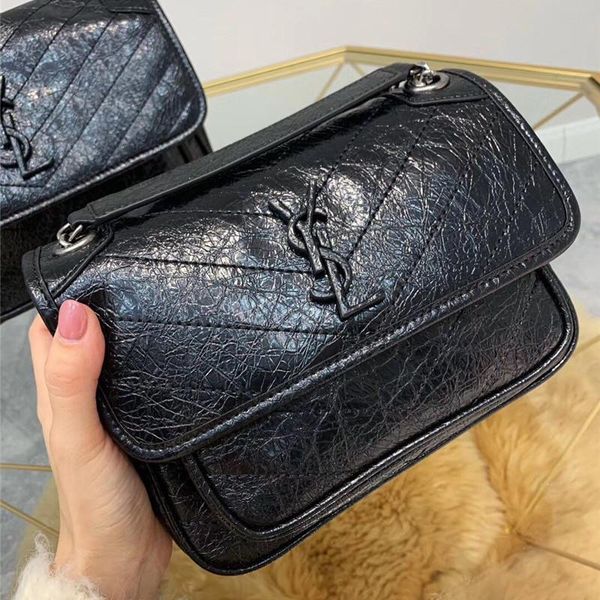 

горячих женщин плеча сумку цепи бумажник ники в жатый старинные кожаные сумки сумка дизайнер сумка мода партия