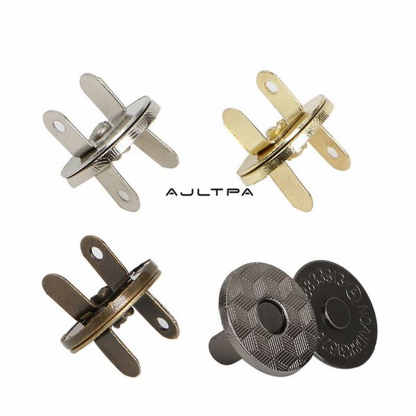 

1000sets super thin magnetic snaps. metal button.press. magnet buckle for sewing leather bag garment accessories hight quality, Blike;white