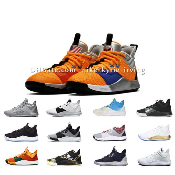 

paul george pg 3 3s palmdale iii p.george mens women basketball shoes pg3 starry blue orange red black sneakers kids boys size us4-12