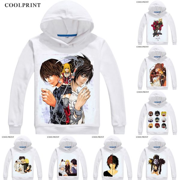 

mello mikami teru mihael keehl mens hoodies death note desu noto men sweatshirt streetwear anime hoodie printed long hooded, Black