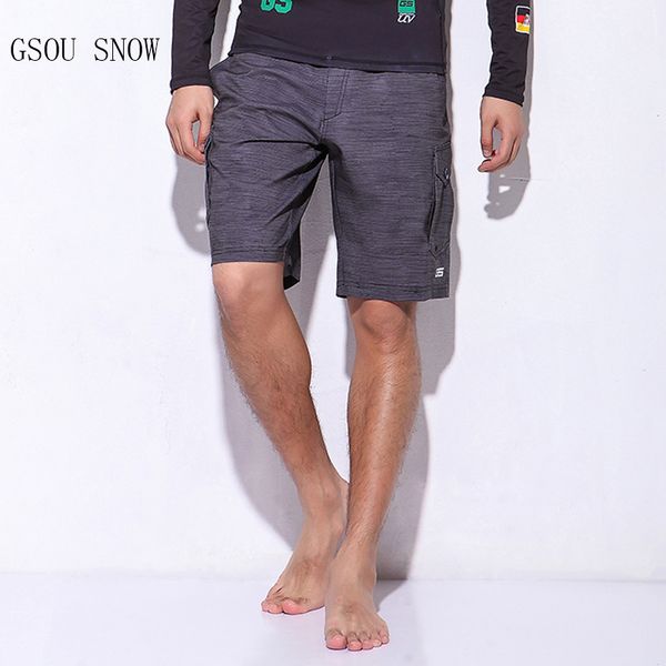 

gsou snow men's beach quick-drying breathable sunscreen ultra-light shorts fitness running sports shorts camping pants