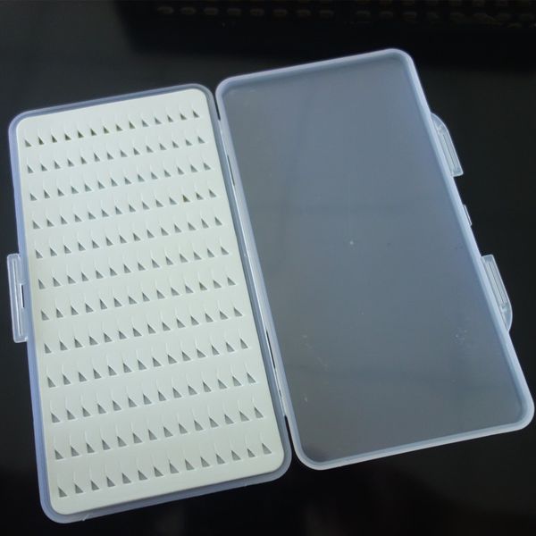 

waterproof fishing lure box carved sponge layer plastic fishing bait container case accessories s m l