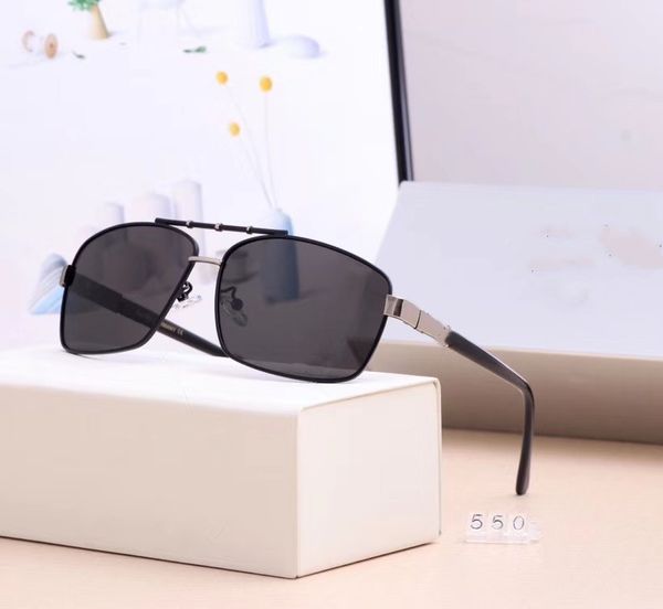 

brand designer luxury men's sunglasses, polarized outdoor sunglasses, fashion versatile round frame sunscreen glasses, White;black