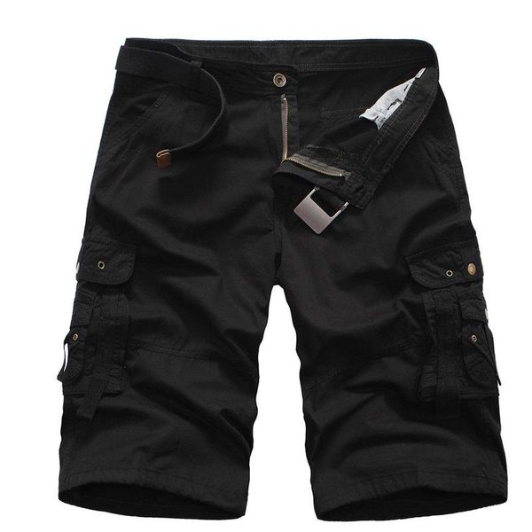 

летние мужские грузовые шорты новые армейские камуфляжные шорты мужские хлопчатобумажные свободные рабочие повседневные короткие азиатские р, White;black