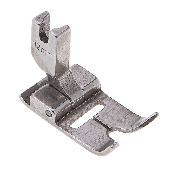 

presser foot #543939, 12mm, steel for singer 20u consew industrial zig-zag sewing machine, Black