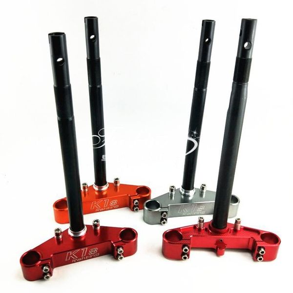 

universal cnc 30mm 27mm motorcycle steering scooter front shocks direction column for yamaha gokart