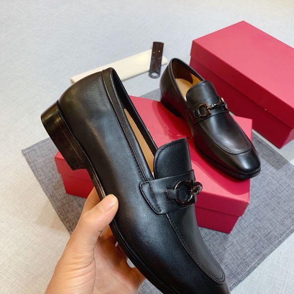 

mens wedding shoes fashion casual business leather dress shoes classic men outdoor casual shoes with box 35-45, Black