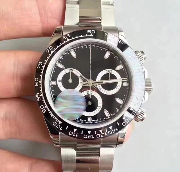 

Горячие продажи с оригинальной коробке сапфир черный циферблат 116523 автоматические мужские мужские часы часы без хронографа мужские наручные часы