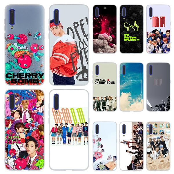 

fashion soft tpu phone case cover for coque xiaomi redmi 4x 4a 6a 7a y3 k20 5 plus note 8 7 6 5 pro nct 127 dream kpop