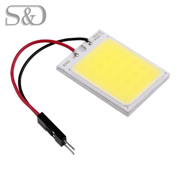 

24 cob led car panel interior light t10 festoon dome adapter w5w c5w car led bulbs reading lamp light auto lamp 12v