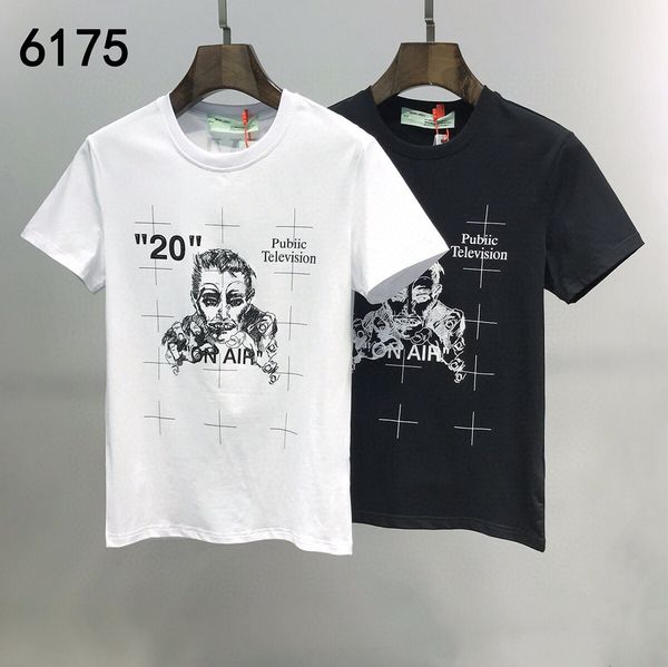 

2020ss designer paris fans t shirts mens clothing women summer casual t shirts cotton letter fashion short sleeve medusa t shirts-85, Gray