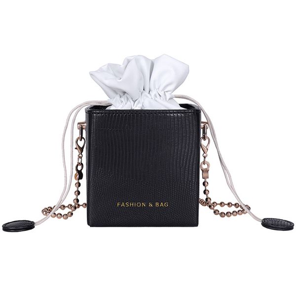 

korean version of the ladies bag with bucket bag fashion single shoulder mini pearl women's messenger