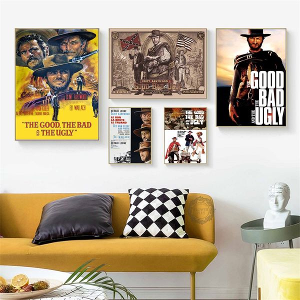 

the good, the bad, and ugly canvas prints modern painting posters wall art pictures for living room decoration no frame