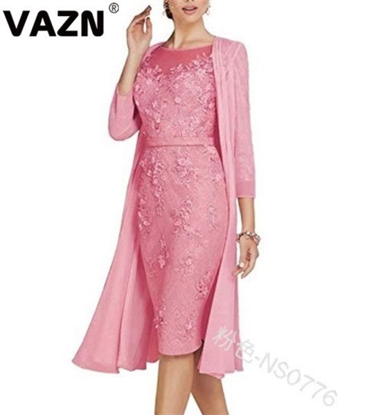 

vazn autumn fashion mujer vintage elegant wind 2020 set long sleeve short skirts 2 piece sets night club sets, White