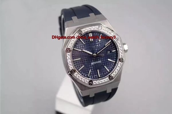 

8 стиль topselling высокого качества часы 41mm offshore алмазные 15400 15400st.oo.1220st.01 азии прозрачный механические автоматические часы, Slivery;brown