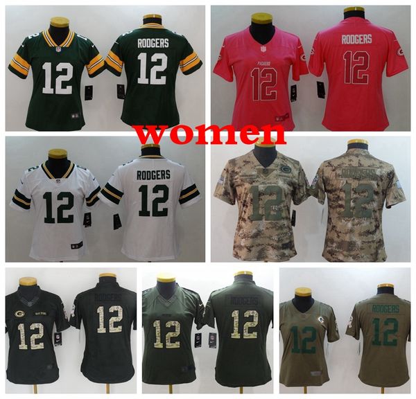 green bay packers aaron rodgers women's jersey