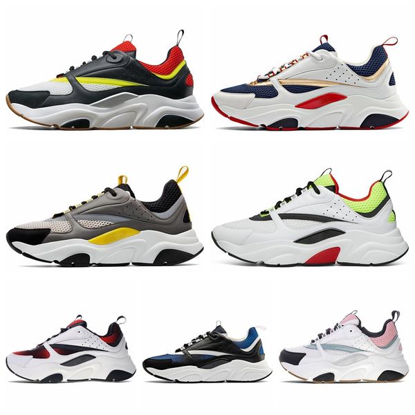 

2019 luxury designer homme b22 trainer sneaker black white men women fashion dad sports running shoes size 36-45