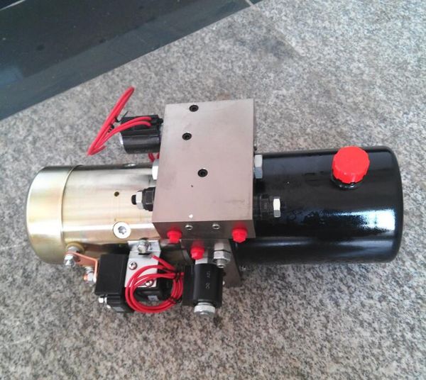 

1.5kw 12v hydraulic power packing snow plows power unit small hydraulic gear pumping motors shinpping