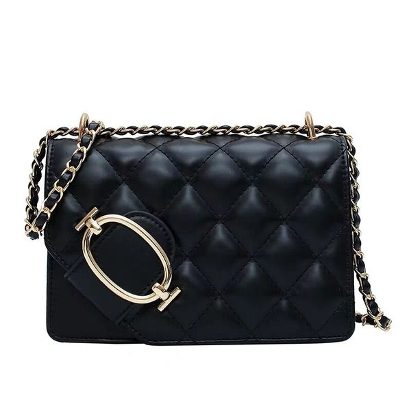 

designer handbags new 2019 tide autumn korean version of the wild fashion rhombic chain messenger bag
