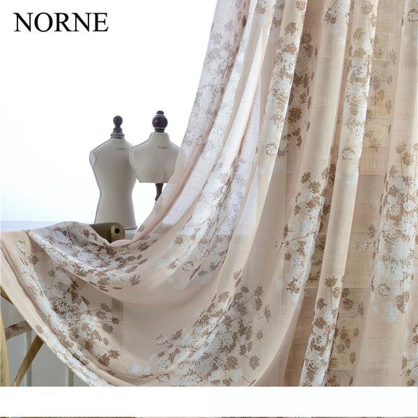Norne Modern Tulle Window Curtains For Living Room The Bedroom The