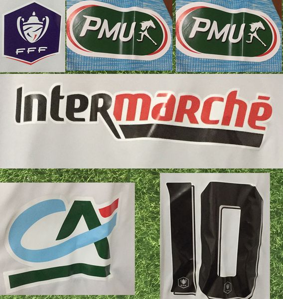 

2019 COUPE DE FRANCE Patch and Champions Patch Nameset Customize Any Name Number Printing