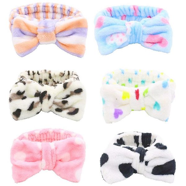 

лук группа волос soft carol руно hairlace оголовье тюрбан bowknot лук макияж душ ободки для умывания головных уборов face для души s, Golden;white
