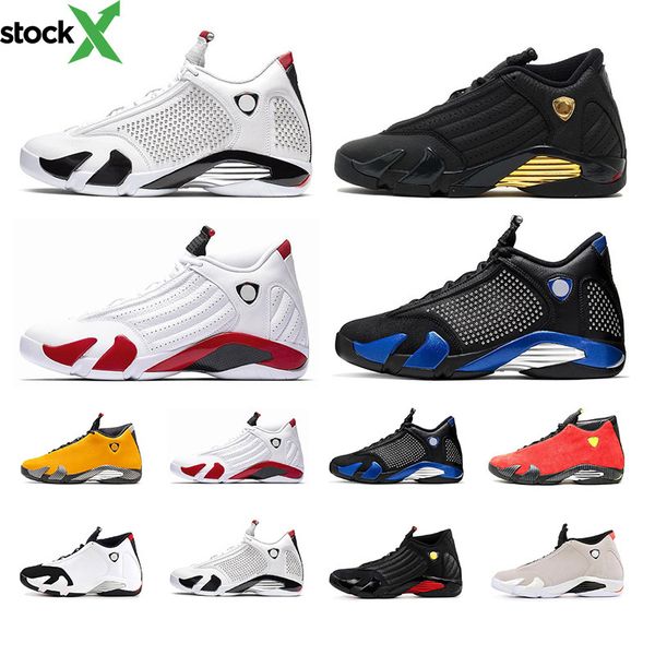 

jumpman 14s mens basketball shoes fashion varsity royal red thuder sports trainer black toe athletic sneaker chaussures size 8-13