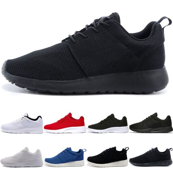 

nike air roshe run one новые кроссовки tanjun run мужчины женские 1.0 тройные черные белые лондонские олимпийские спортивные кроссовки мужск