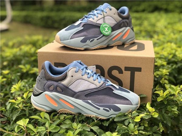 

2020 release est kanye west originals 700 v3 azael running shoes carbon blue 3m runner men women sports sneakers size us 5-13 with bo