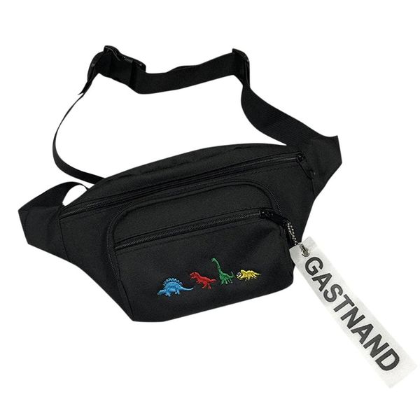 

solid color waist belt bags cute pattern oxford chest bag pocket fanny packs belt bags luxury women bag /e