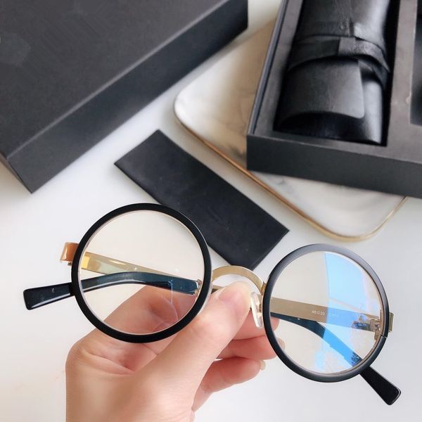 Vintage Retro Okuma Gözlüğü Yuvarlak Lens Gözlük Kadın Erkek Gözlük Siyah Tam Plastik Çerçeve Göz Okuyucu Güç