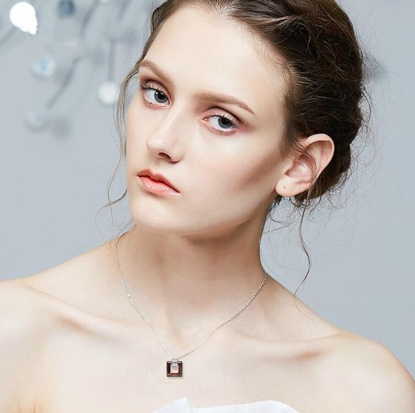 

xi daier swarovski кристалл ожерелье взрыв моделей женского элемента в европе и америке подвеска, Silver
