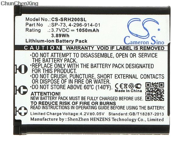 

cameron sino 1050mah battery 4-296-914-01, sp73, sp-73 for sony mdr-1000x, pha-1, pha-2