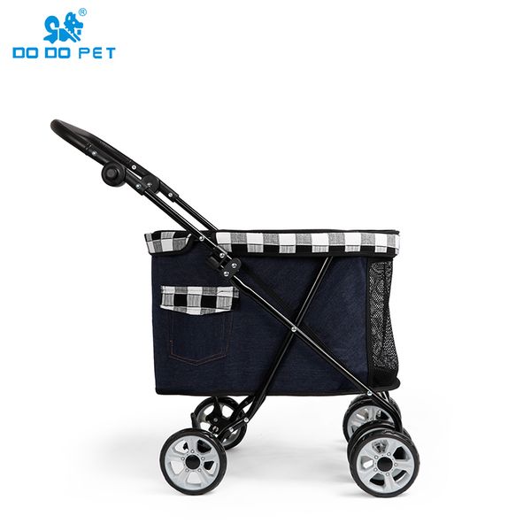 

pet stroller dog cat out small car light folding cart
