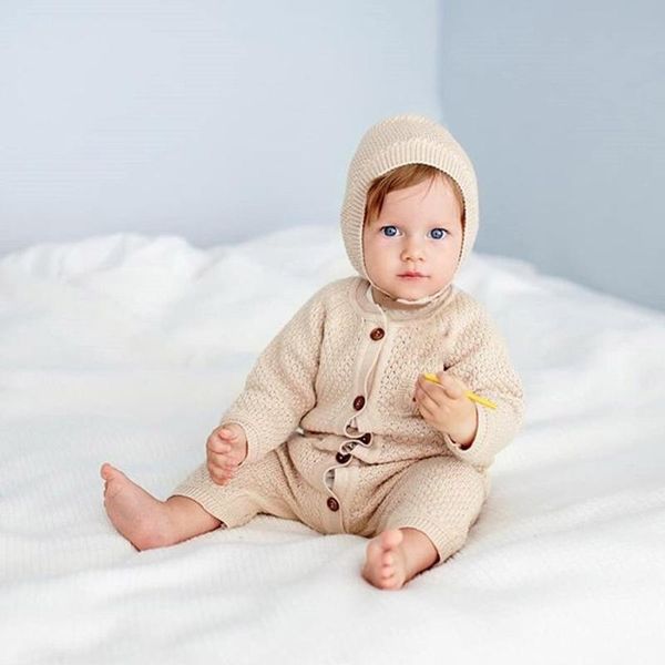 

new born baby clothes infant baby boys girls long sleeve solid romper jumpsuit+hat outfits sets #es, Blue