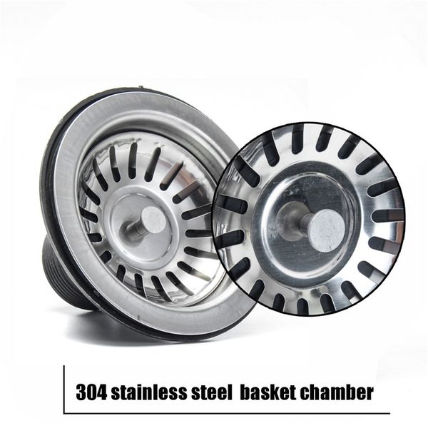 

115mm kitchen sink strainer ser waste plug sink filter drainer strainer leach basket with 240mm rubber hose