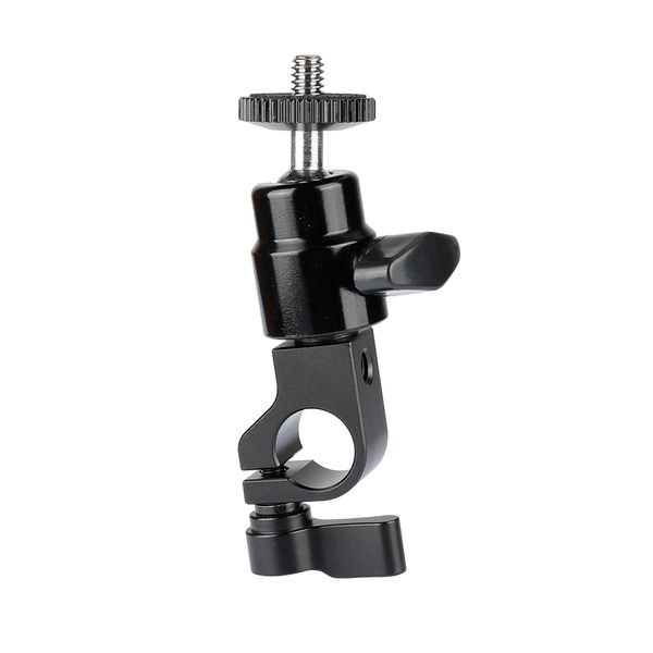 

camvate 1/4" -20 mini ball head с одиночными 15мм rod зажим для камеры монитор c2081