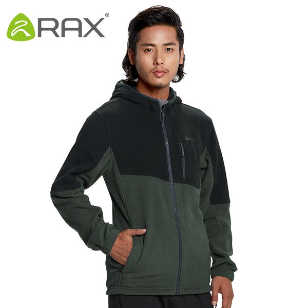 

rax softshell jacket men hiking warm jacket waterproof windproof thermal outdoor camping fleece coat women 54-2j087, Blue;black