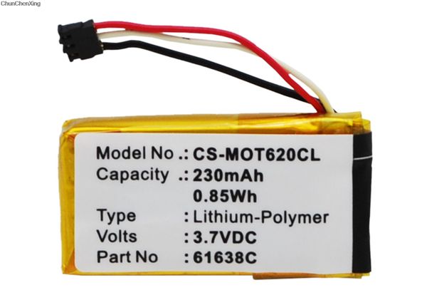 

cameron sino 230mah battery snn5904a for motorola motoactv