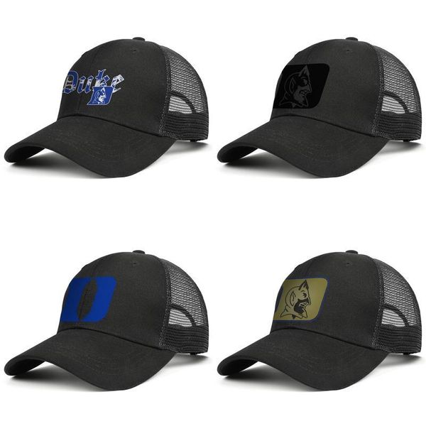 

duke blue devils баскетбол кокосовое дерево логотип черные мужские и женские стили бейсбол дальнобойщик колпачком спортивные сетки шляпы сер, Blue;gray