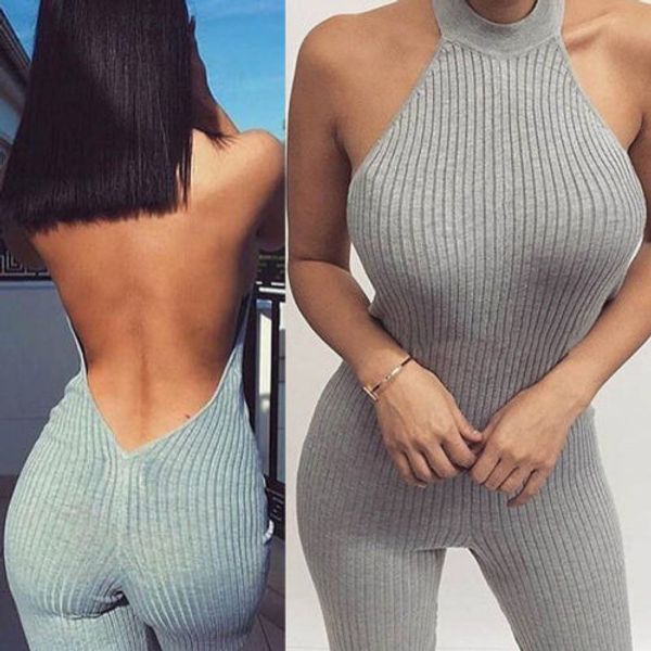 

womens bandage evening party playsuit ladies romper long jumpsuit size 6 -14, Black;white