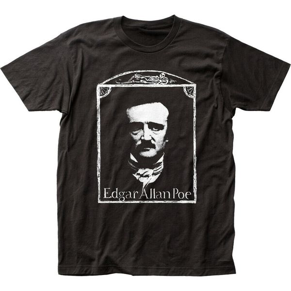

edgar allan poe fitted jersey tee more size and colors tee shirt, White;black