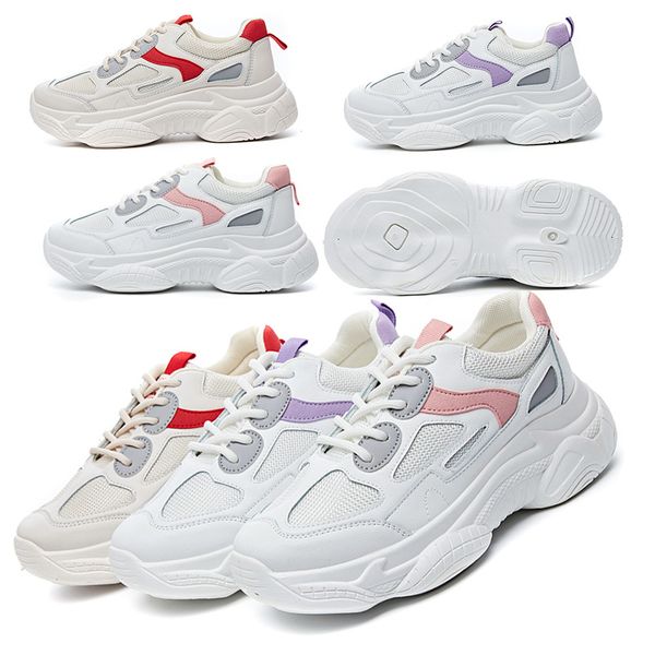 

women running shoes triple white pink purple red adorn comfortable breathable style trainer sport designer sneakers size 35-40