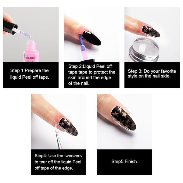 

peel off anti-overflow glue easy removing nail edges protection nail art tool