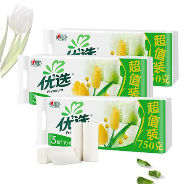 

выбор рулонной бумаги тюльпан 750 г бессердечная рулонная бумага туалетная бумага 10 рулонный семейный пакет