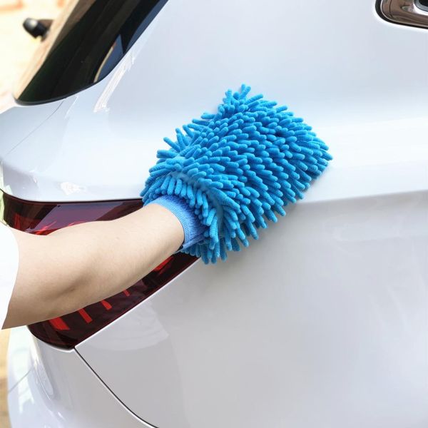 

1 piece car wash glove ultrafine fiber chenille microfiber home cleaning window washing tool auto care tool car drying