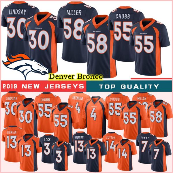 

30 phillip lindsay #terrell davis denver mens 58 von miller jerseys bronco 55 bradley chubb 4 keenum 13 siemian 14 courtland 5 flacoo top, Black;red