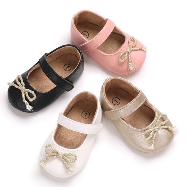

toddler infant baby girl shoes bow knot shoes crib newborn pincess 0-18 months